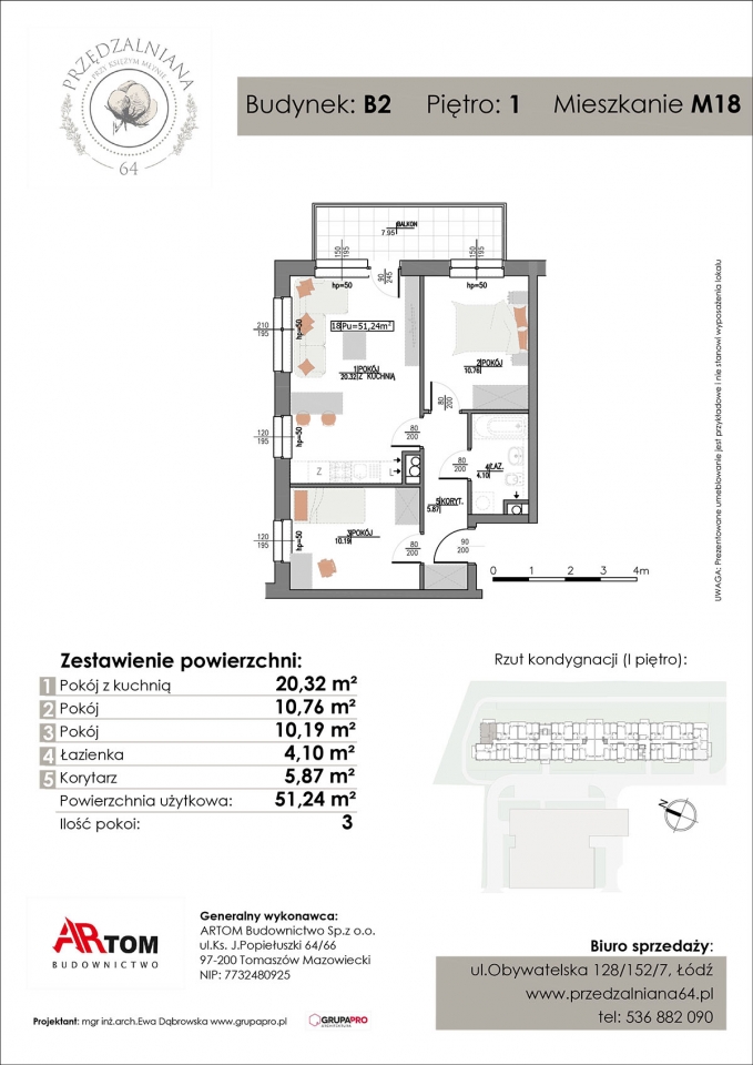 Apartament nr. M18