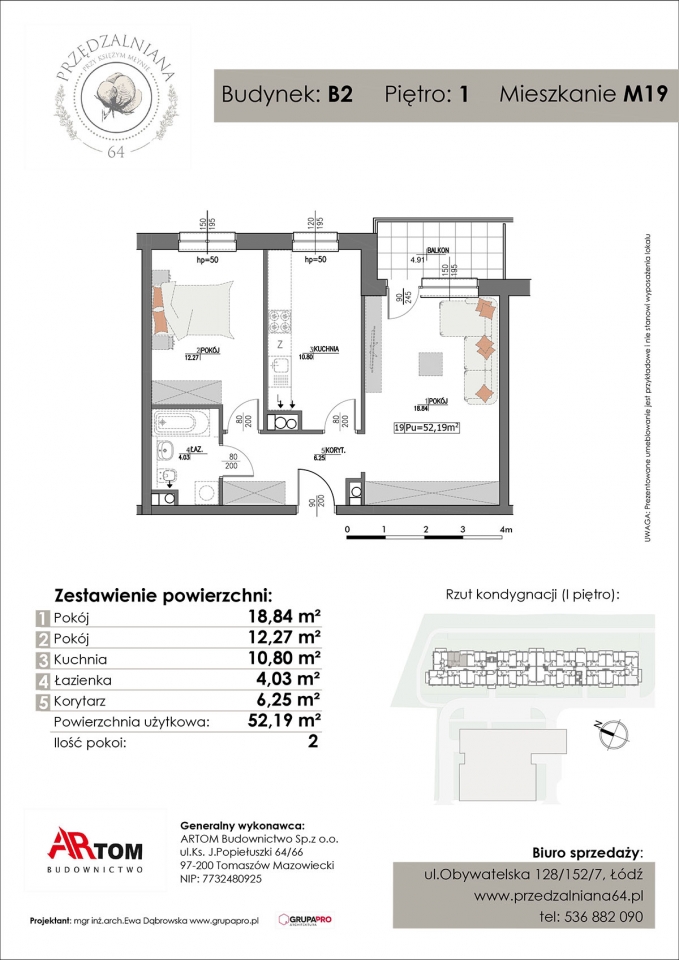 Apartament nr. M19