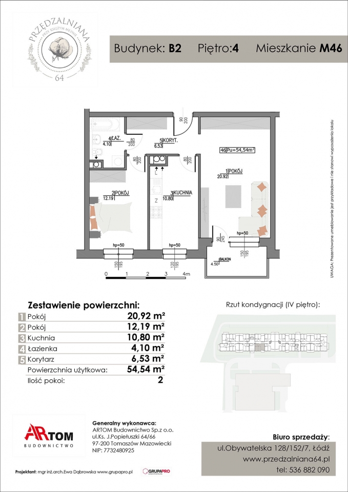 Apartament nr. M46