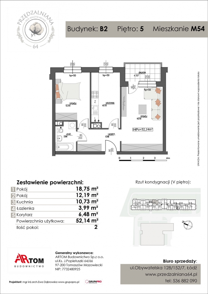 Apartament nr. M54