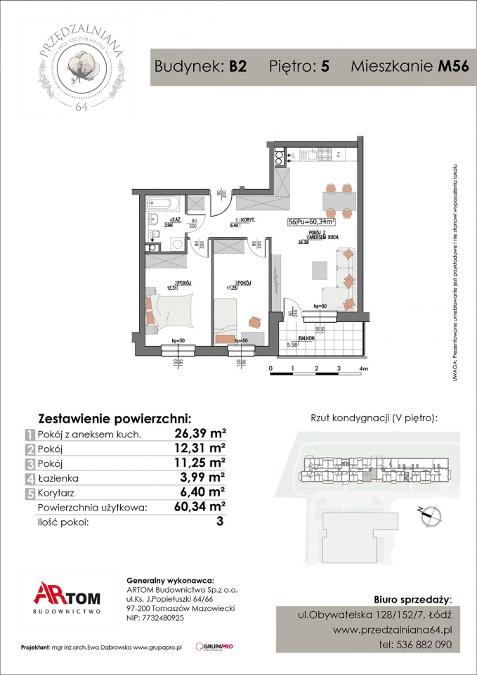 Apartament nr. M56