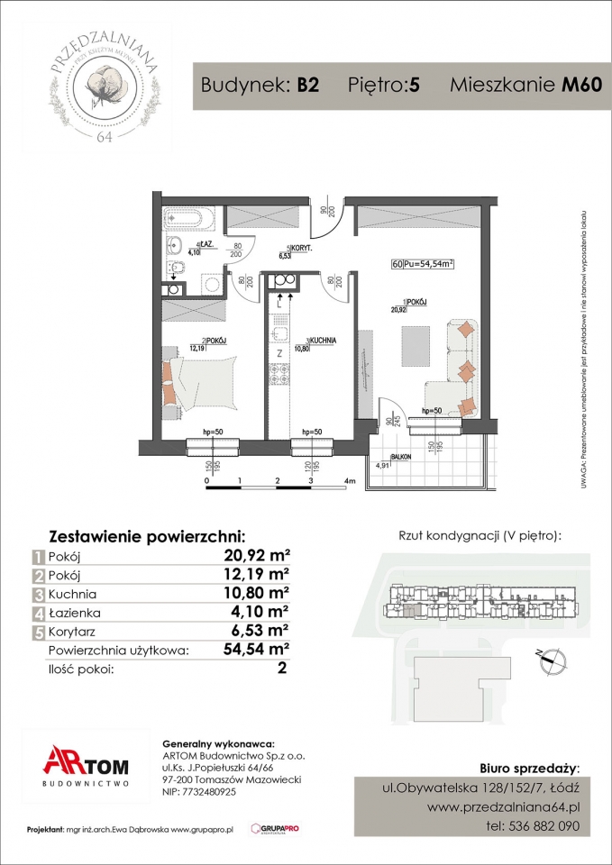 Apartament nr. M60