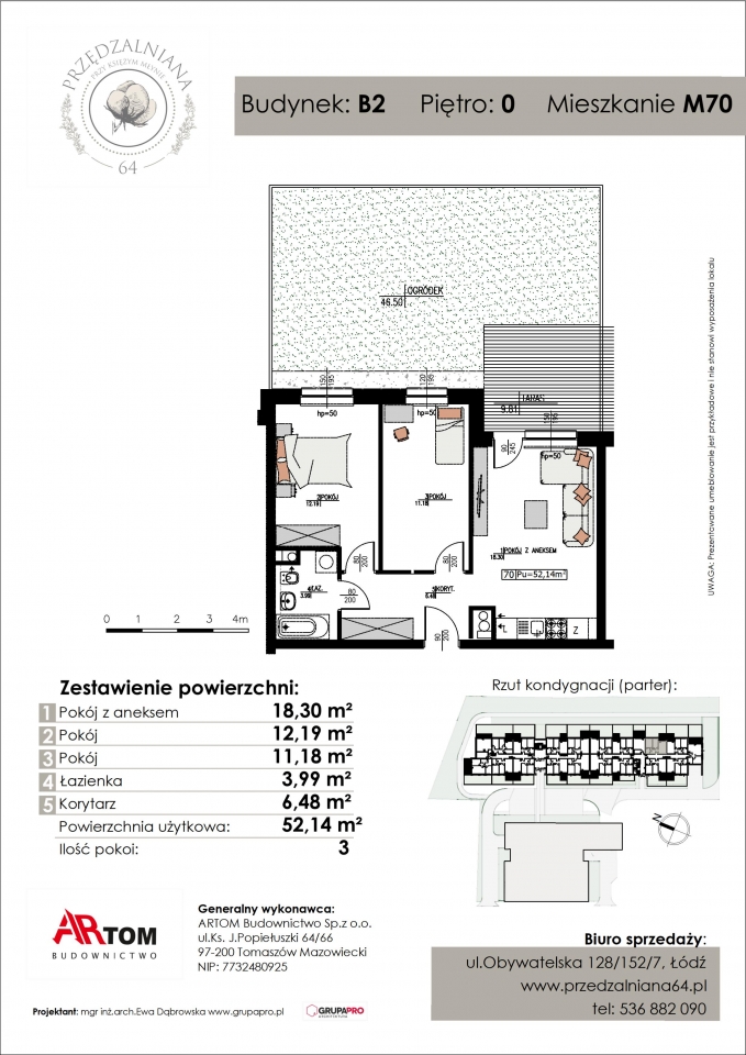 Apartament nr. M70