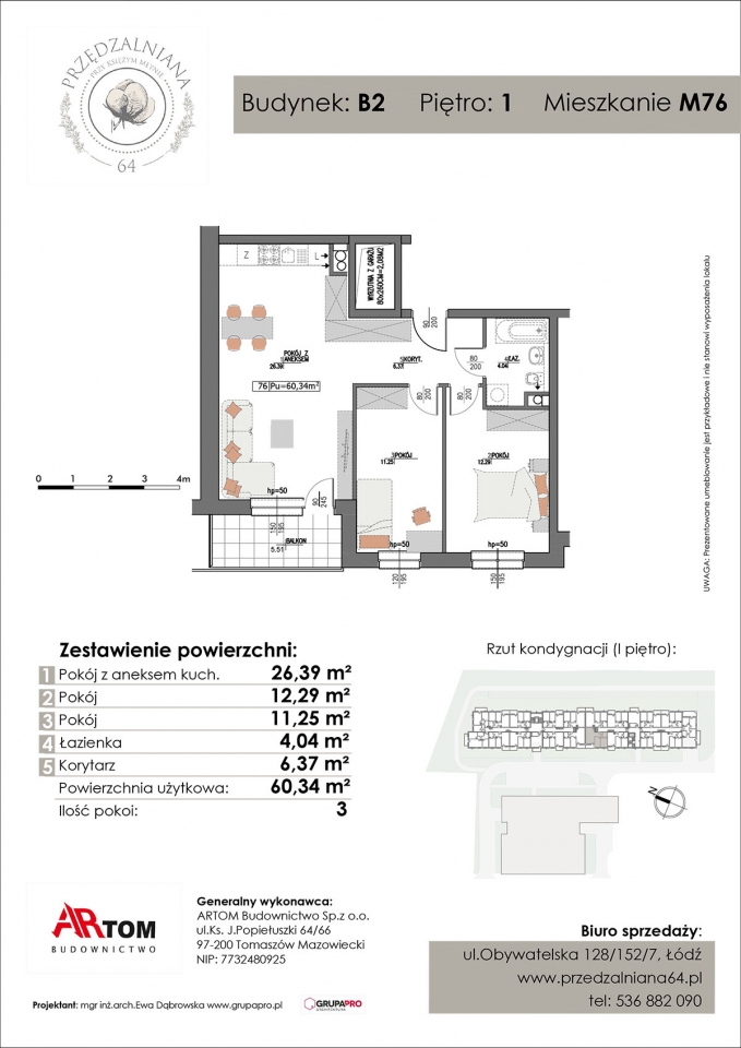 Apartament nr. M76