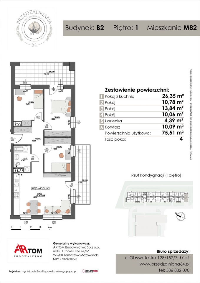 Apartament nr. M82