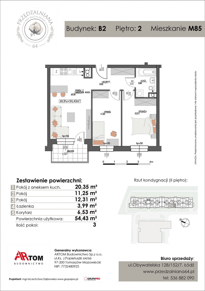 Apartament nr. M85