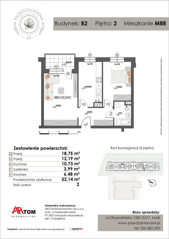 Apartament nr. M88