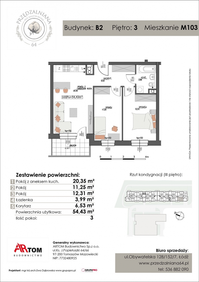 Apartament nr. M103