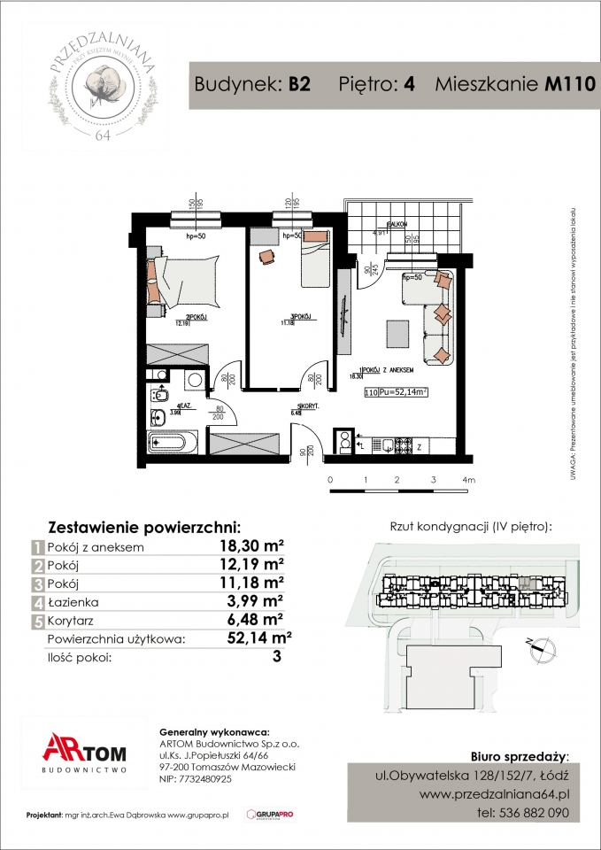 Apartament nr. M110