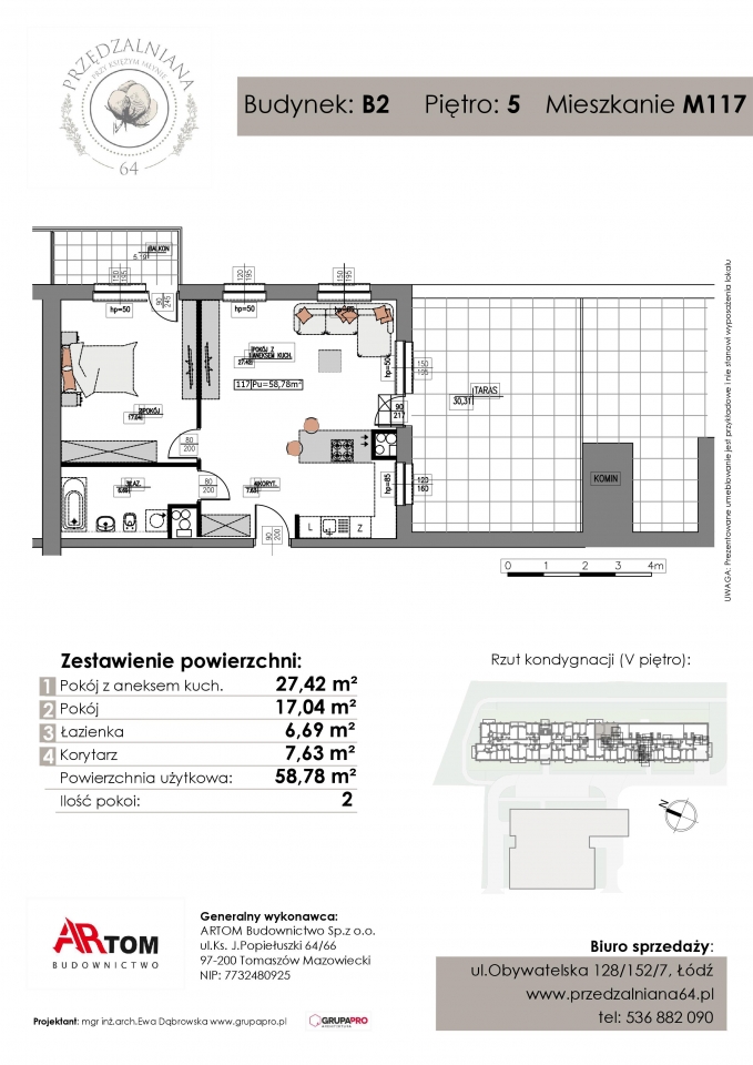 Apartament nr. M117