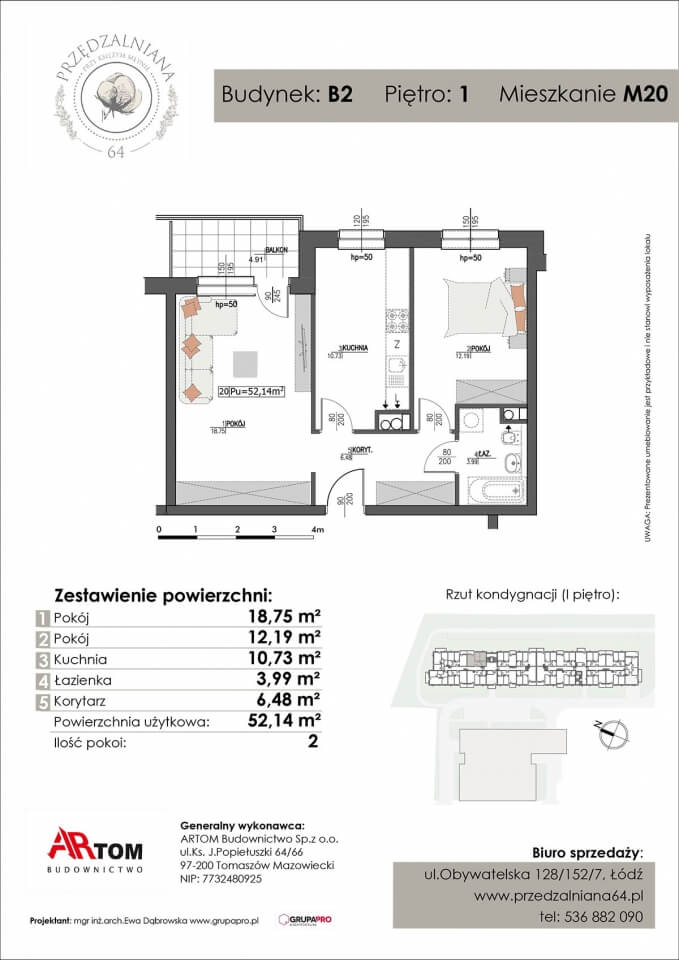 Apartament nr. M20