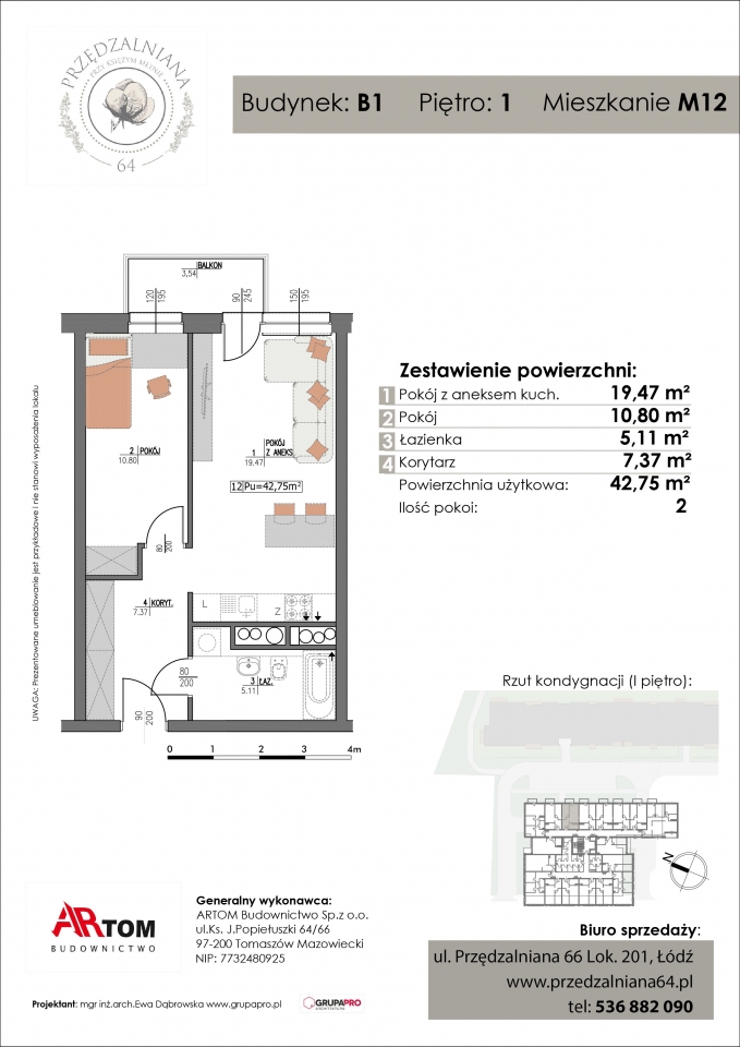 Apartament nr. M12