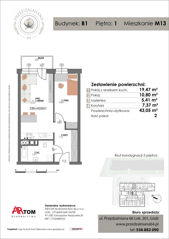 Apartament nr. M13