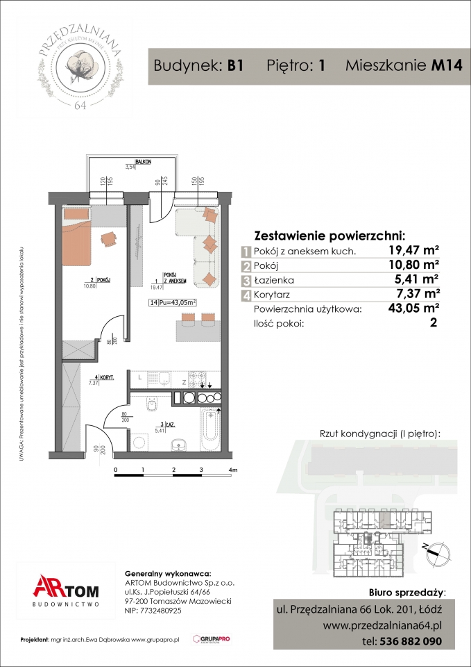 Apartament nr. M14