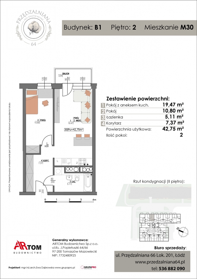 Apartament nr. M30