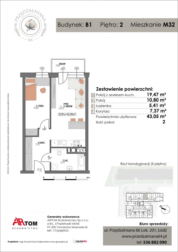 Apartament nr. M32