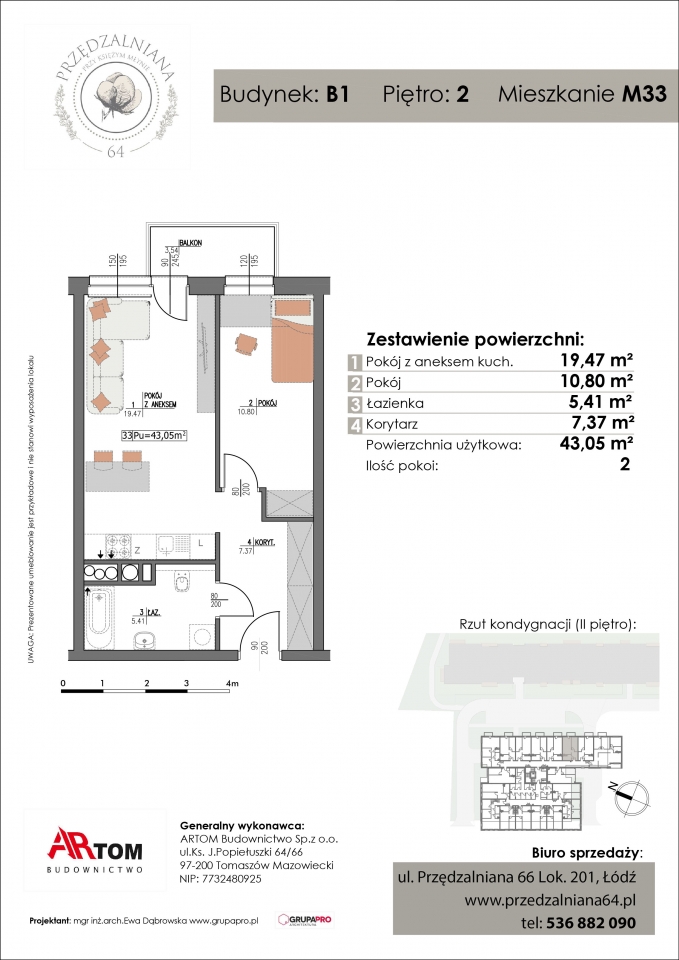 Apartament nr. M33