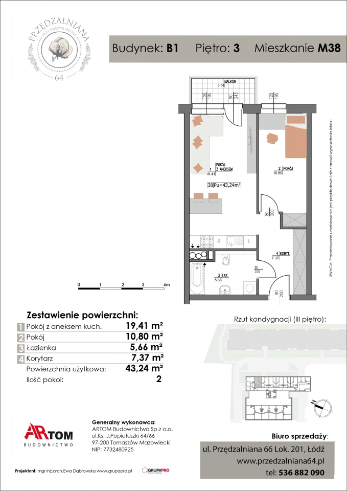 Apartament nr. M38