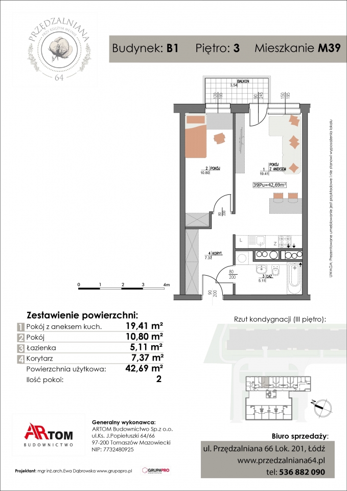 Apartament nr. M39