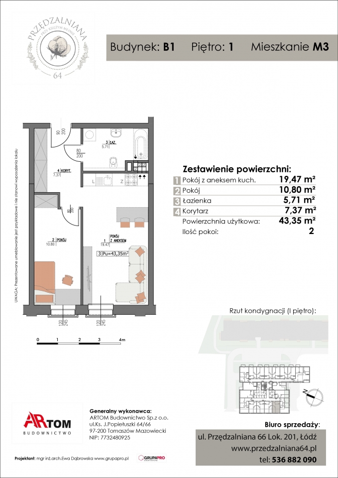 Apartament nr. M3