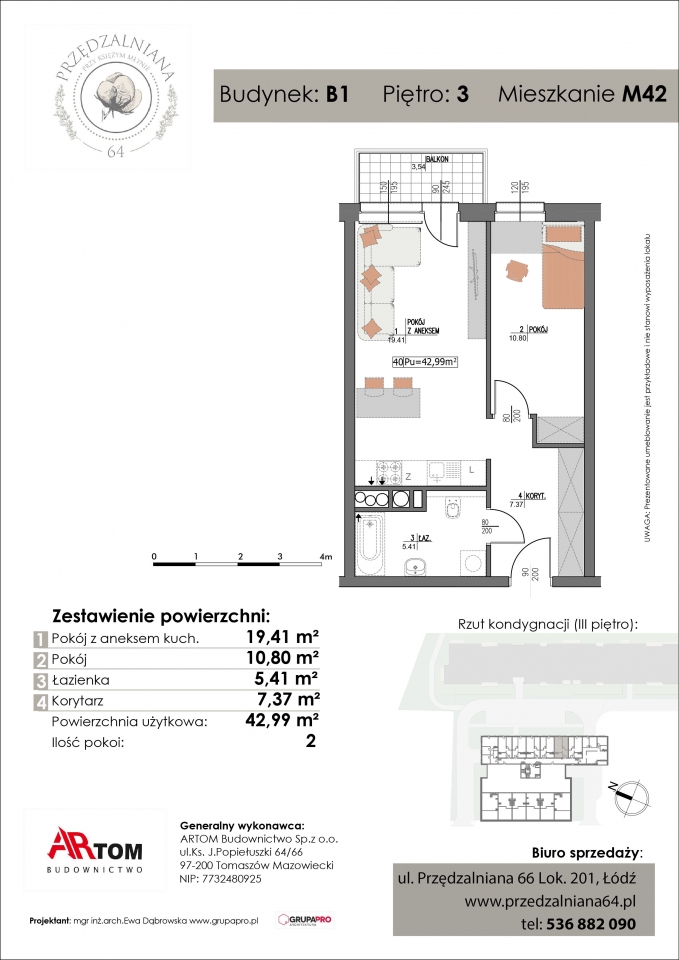 Apartament nr. M42