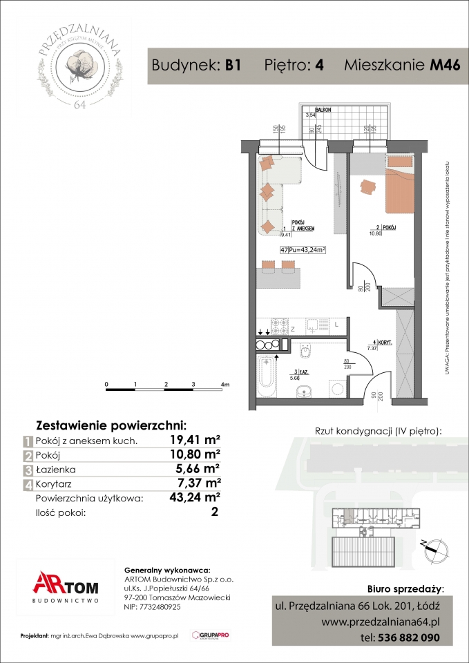 Apartament nr. M46