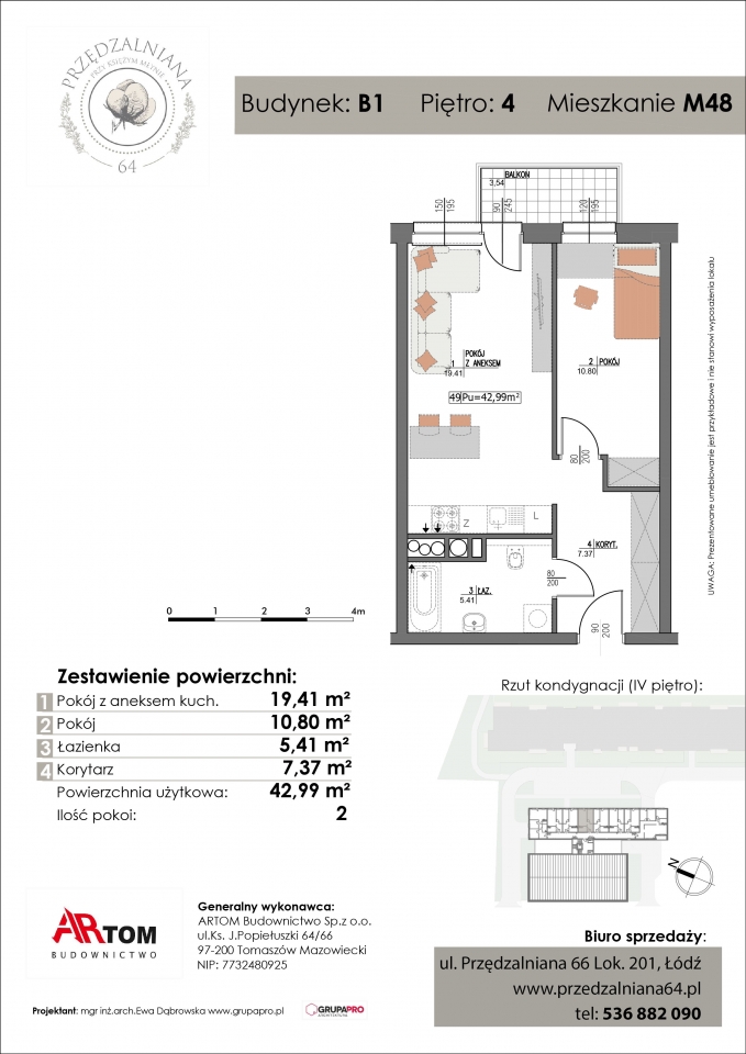 Apartament nr. M48