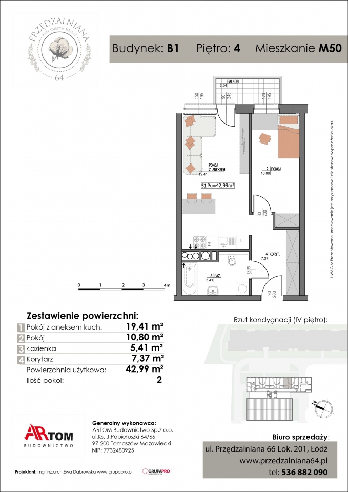 Apartament nr. M50