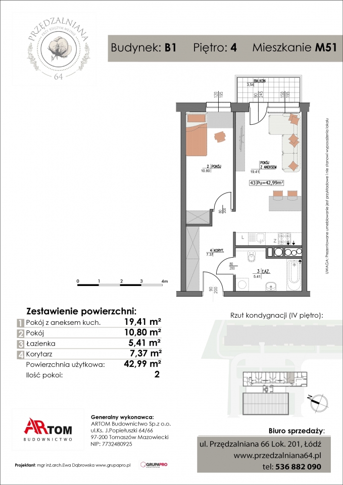 Apartament nr. M51